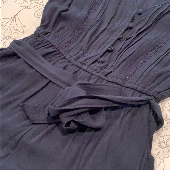 A&F Navy Tie Romper - Picture 4 of 5